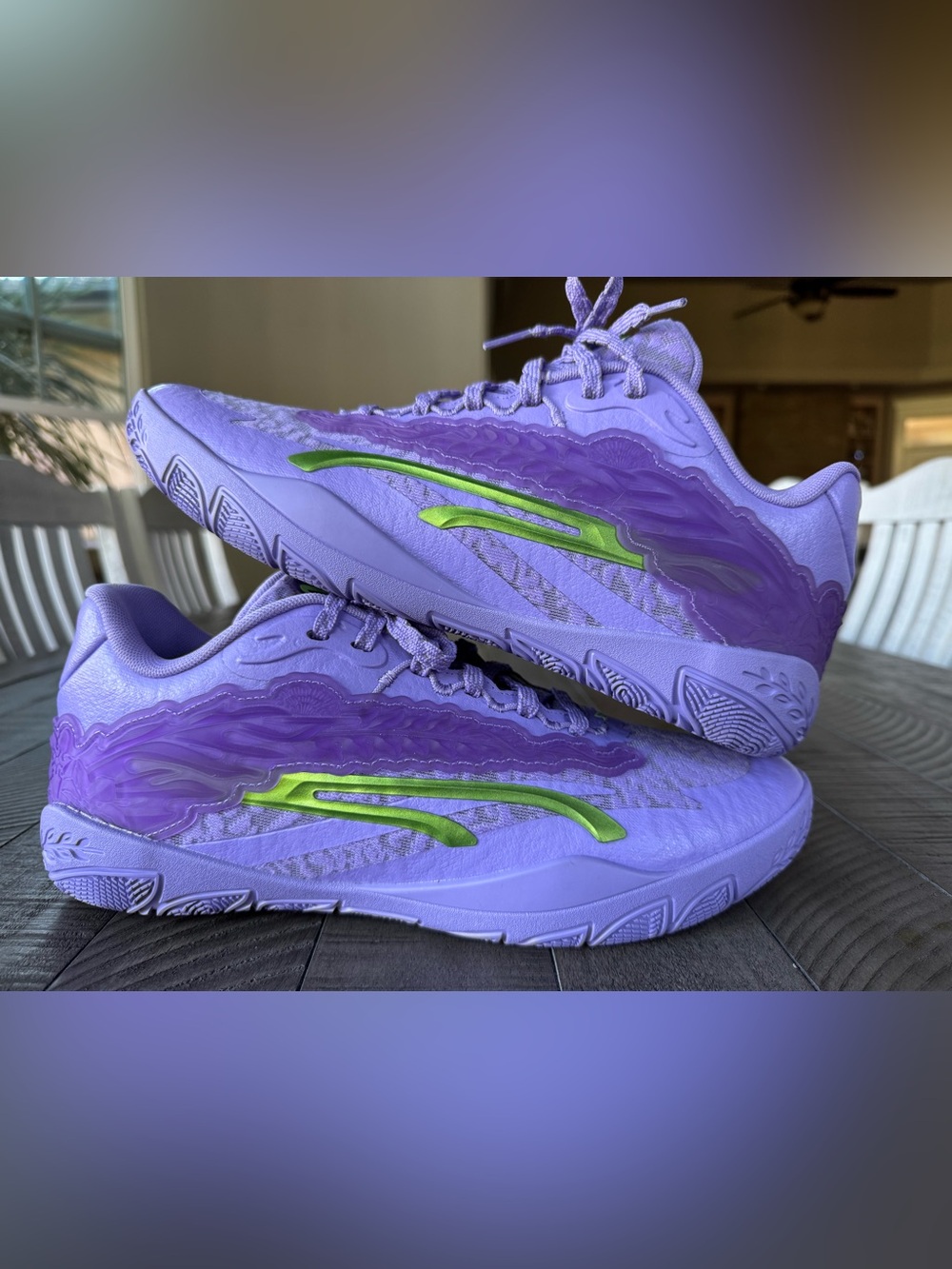 Puma Stewie 3 Lace 'Em Up Lavender Alert Basketball Shoes Women's 12.5/Men’s 11